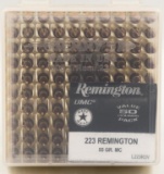 100 Rounds Of Remington .223 Rem Ammunition