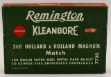 20 Rounds Of Remington .300 H&H Mag Ammunition