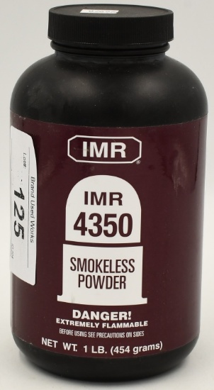 IMR 4350 Smokeless Powder 1lb bottle