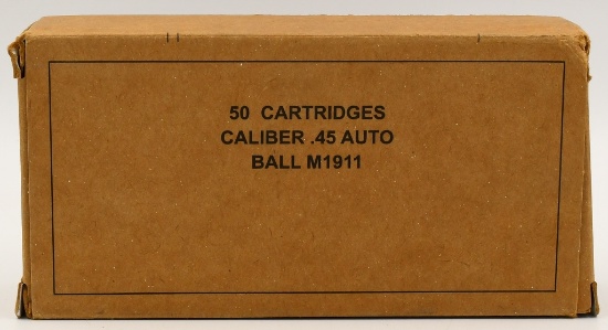 50 Rds Of Winchester Service Grade .45 ACP Ammo