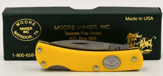 Moore Maker One Blade Lock Back Folding Knife