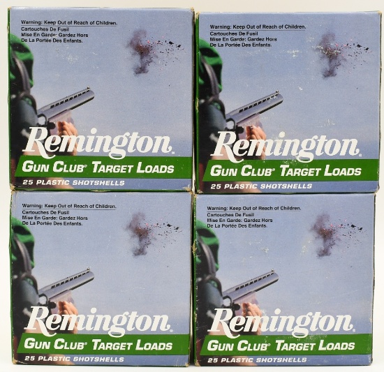 100 Rounds Of Remington 12 Ga Target Loads