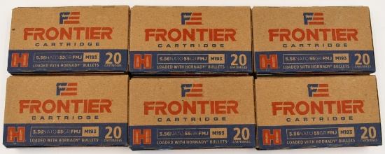 120 Rounds Of Frontier 5.56 Nato Ammunition