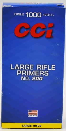 1000 Count of CCI Large Rifle #200 Primers