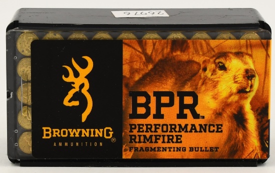 50 Rounds of Browning BPR Performance .22 LR