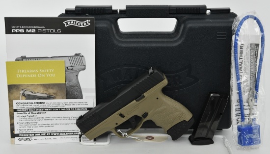 Walther PPS M2 FDE 9mm Luger Semi Auto Pistol