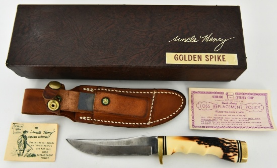 Schrade 153UH Fixed Blade Bowie Knife & Sheath