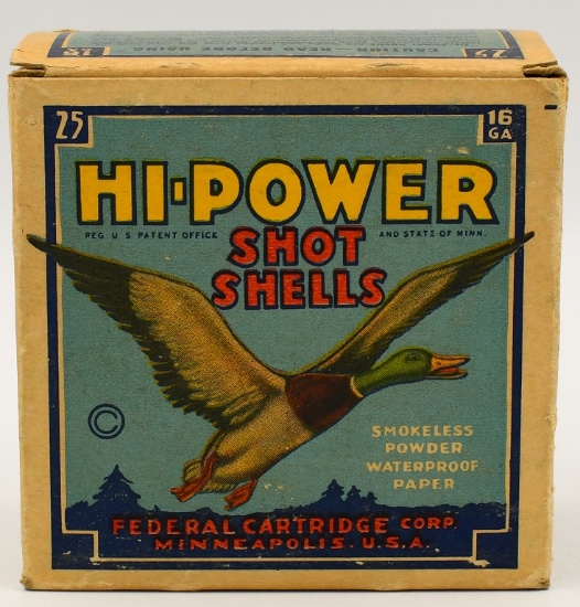 Collectors Box Of 25 Rds Of Federal 16 Ga