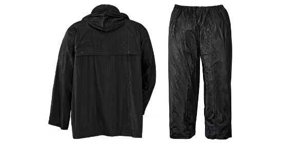 Bass Pro Shops PVC Rainsuit sz XL Black
