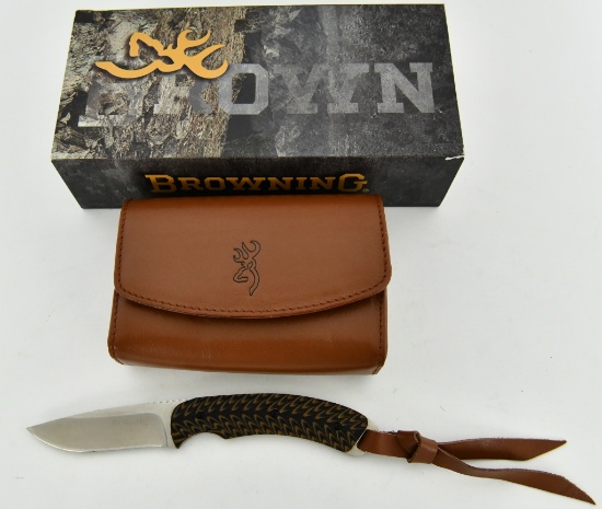 Browning Incase Fixed Blade Knife New In Box
