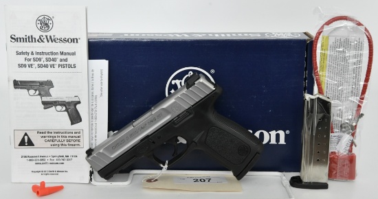 Smith & Wesson SD9 VE Semi Auto Pistol 9MM