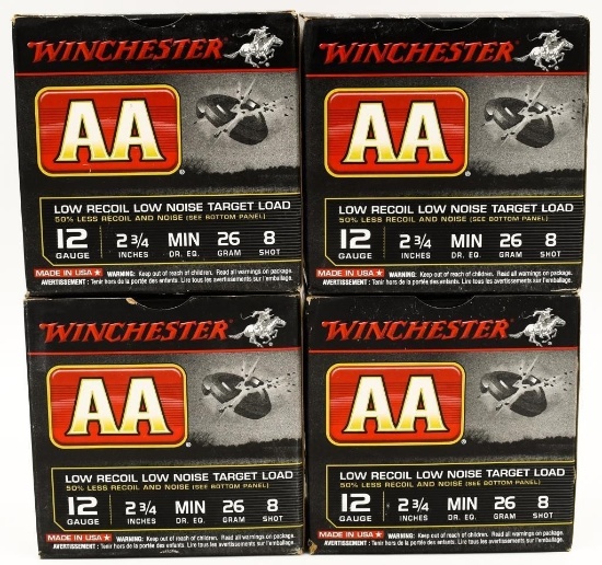100 Rounds Winchester AA Low Recoil Target 12 Ga