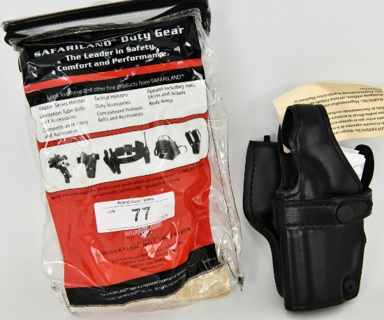 Safariland Lined Black Left Handed Holster NEW
