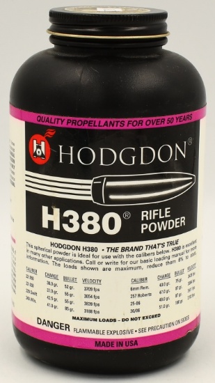 Hodgdon H380 Smokeless Powder- 1 Lb