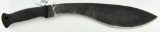 Kukri Machete / Knife Rugged Steel w/Rubber Handle