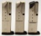 (3) 9mm Smith & Wesson SD 9 magazines 40 S&W