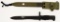 M1969 SPANISH CETME BOLO BAYONET WITH SCABBARD