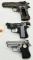 Lot of 3 Semi Auto Pistol Parts Guns