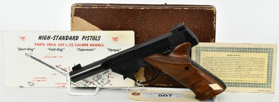 Mint High Standard Field King Semi Auto Pistol .22