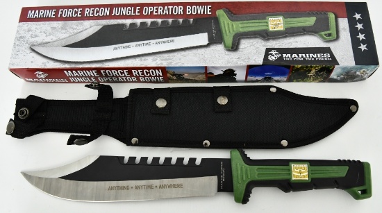 Marine Force Recon Jungle Operator Bowie Knife NIB