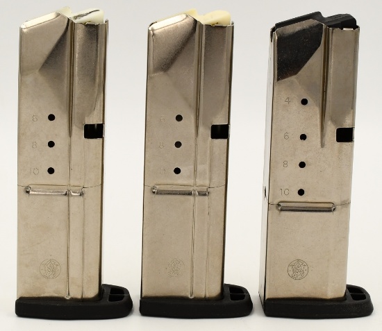 (3) 9mm Smith & Wesson SD 9 magazines 40 S&W