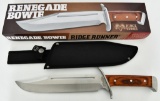 Ridge Runner Renegade Bowie Fixed Blade Knife NIB