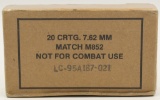 20 Rounds Of Military Grade 7.62mm (.308) Ammo