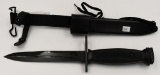 M7 Tactical Black Bayonet & Sheath Blade Measures