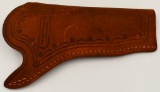 Oklahoma Leather Holster Tan RH Etched
