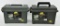 Lot of 2 Plano Model 1712-00 Plastic Ammo Cans