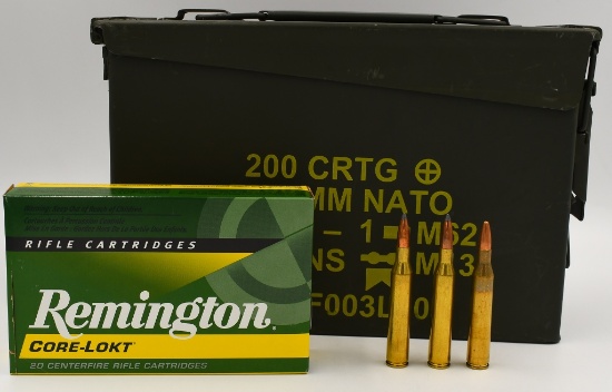 Approx 140 Rounds Of .25-06 Rem Ammunition