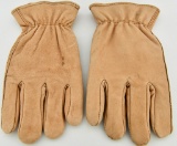 Pair Of Heavy Duty Tan Work Gloves