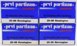 80 Rounds Of Prvi Partizan .25-06 Rem Ammunition