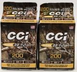 400 Rounds Of CCI .22 LR Clean Ammunition