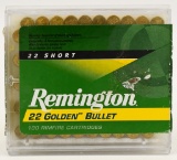 100 Rounds Of Remington .22 Short Golden Bullets
