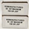 100 Rounds of Remanufactured .357 Magnum Ammo