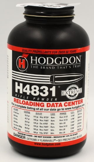 1 LB Bottle Of Hodgdon H4831 Rifle Gun Powder