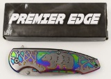 Premier Edge Custom Alaskan Pocket Knife NIB