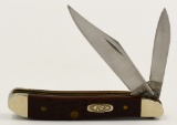 Case XX Jigged Brown Delrin Folding Pocket Knife