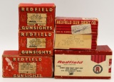 Lot of 5 Vintage Redfield Gun Sights
