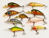 Lot of 9 Various Freshwater Crankbaits