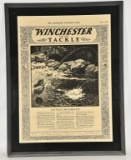 Vintage Winchester Tackle Framed Poster