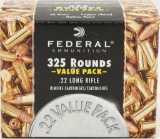 325 Rounds Of Federal .22 LR Ammunition