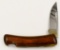 Vintage Buck 527 Wood Handle Folding Pocket Knife