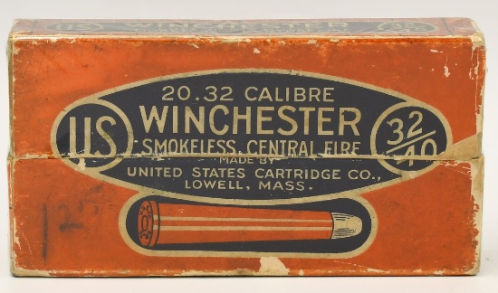 Rare Collector Box of 20 Rds Winchester .32-40