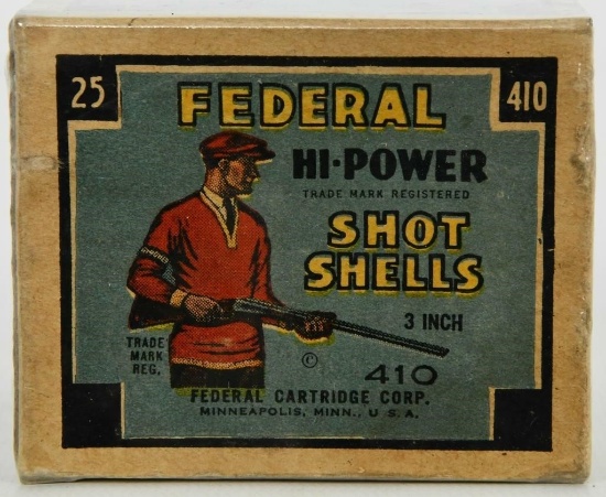 Collectors Box Of 25 Rds Federal .410 Ga