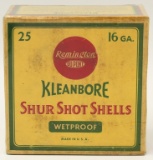 Collector Box Of 25 Rds Remington 16 Ga Shotshells
