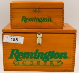 2 Remington Country Wood Display Boxes