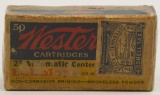 Rare Collector Box Of Western .25 Automatic Ammo