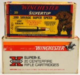 2 Collector Boxes of .300 Savage Ammunition